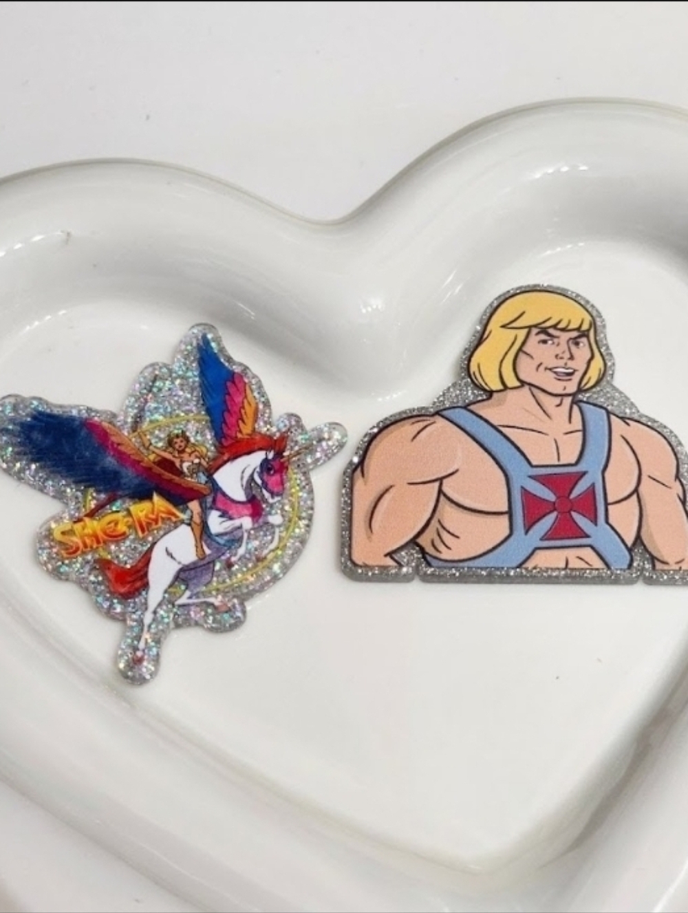 Heman She-ra Flatbacks Flats Crafts Vintage Beaded Pen Keychain Magnet Acrylic